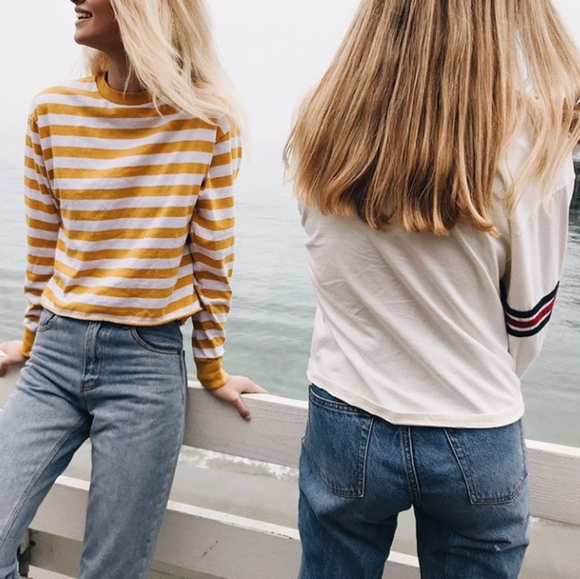 Brandy Melville Tops - Brandy Mellvile Striped Top